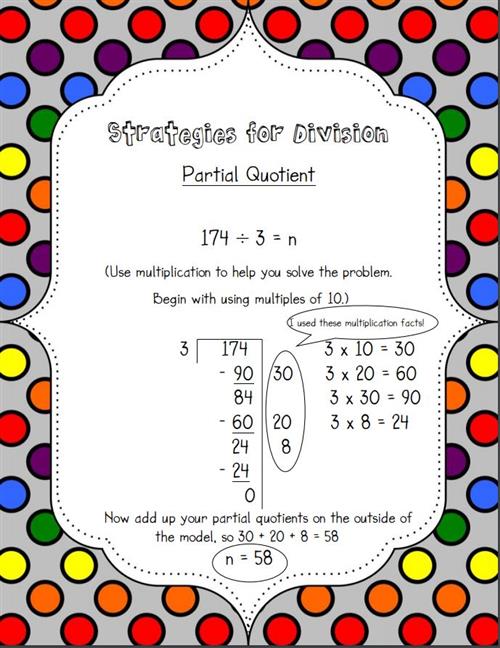 Division Partial Quotient 